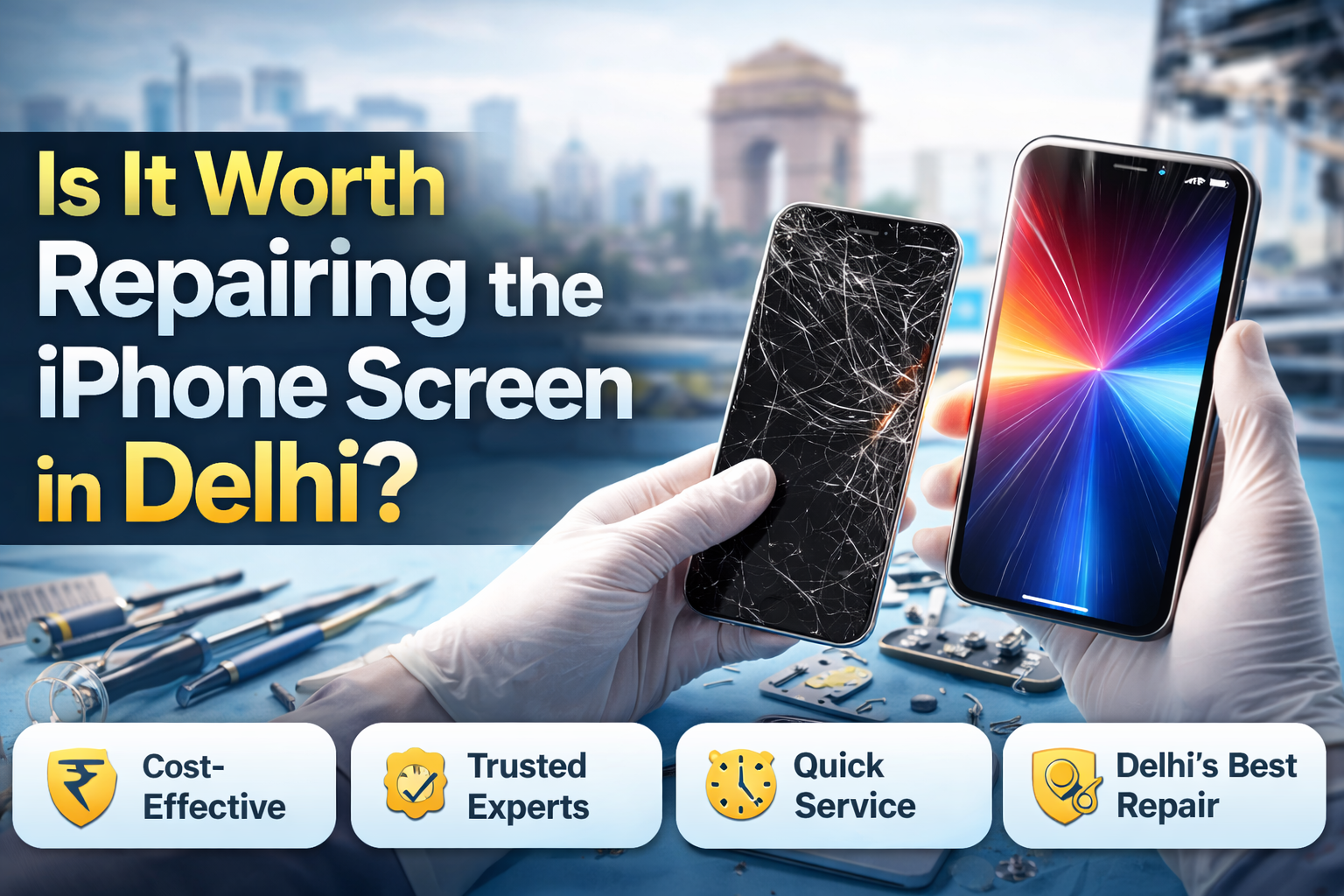 Is it worth repairing the iPhone screen in Delhi guide